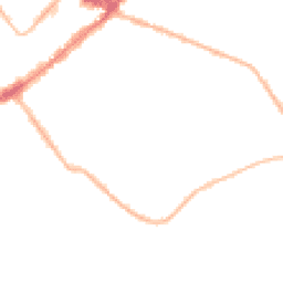 Night-time road noise heatmap for CB8 8HB