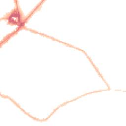 Night-time road noise heatmap for CB8 8HD