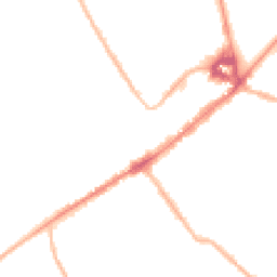 Night-time road noise heatmap for CB8 8HQ