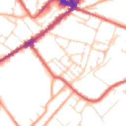 Daytime road noise heatmap for CB8 8HZ