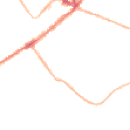 Night-time road noise heatmap for CB8 8HZ