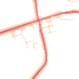 Daytime road noise heatmap for CB8 8QU