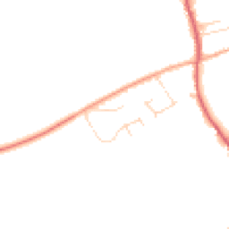 Daytime road noise heatmap for CB8 8QW