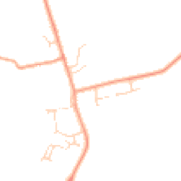 Daytime road noise heatmap for CB8 8RE