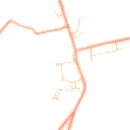Daytime road noise heatmap for CB8 8RL