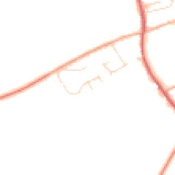 Daytime road noise heatmap for CB8 8RT