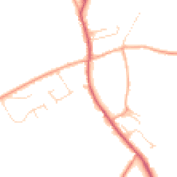 Daytime road noise heatmap for CB8 8RZ