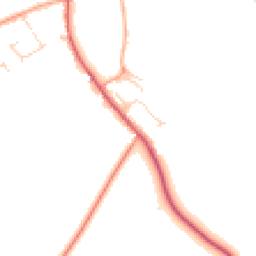 Daytime road noise heatmap for CB8 8SB