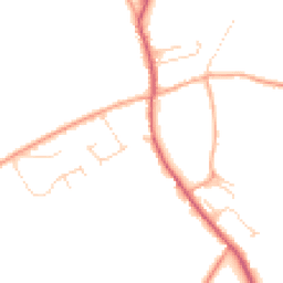 Daytime road noise heatmap for CB8 8SL