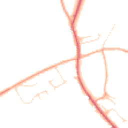Daytime road noise heatmap for CB8 8SS