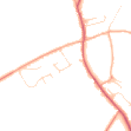 Daytime road noise heatmap for CB8 8ST