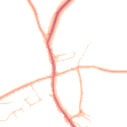 Daytime road noise heatmap for CB8 8SU