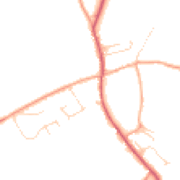 Daytime road noise heatmap for CB8 8SZ
