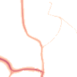 Daytime road noise heatmap for CB8 8TD