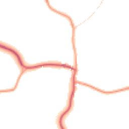 Daytime road noise heatmap for CB8 8TQ