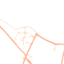 Daytime road noise heatmap for CB8 8WR