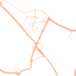 Daytime road noise heatmap for CB8 8YE