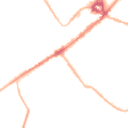 Night-time road noise heatmap for CB8 9AA