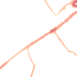 Night-time road noise heatmap for CB8 9AP