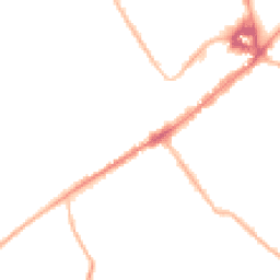 Night-time road noise heatmap for CB8 9AQ
