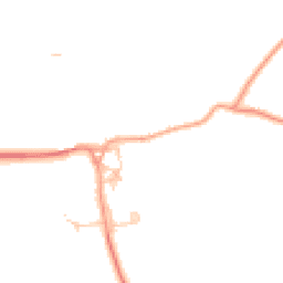 Daytime road noise heatmap for CB8 9DU