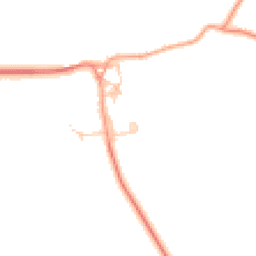 Daytime road noise heatmap for CB8 9DZ
