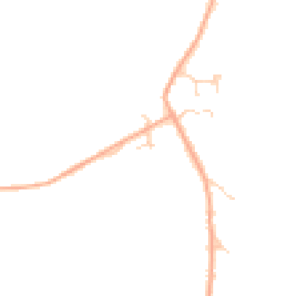 Daytime road noise heatmap for CB8 9EN