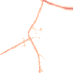 Daytime road noise heatmap for CB8 9EW