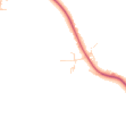 Daytime road noise heatmap for CB8 9LY