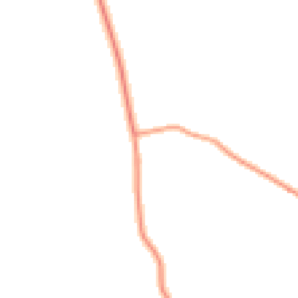 Daytime road noise heatmap for CB8 9SE