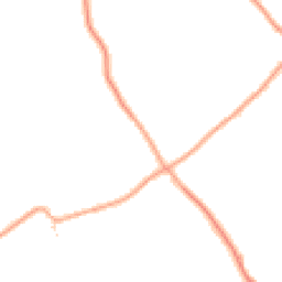 Daytime road noise heatmap for CB8 9SG