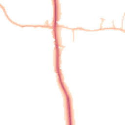Daytime road noise heatmap for CB8 9UW