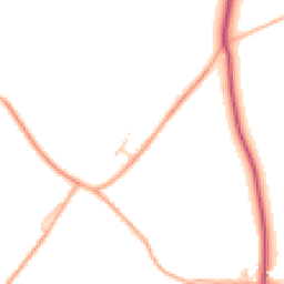 Daytime road noise heatmap for CB8 9UZ