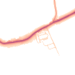 Daytime road noise heatmap for CB8 9YA