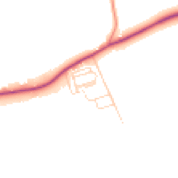 Daytime road noise heatmap for CB8 9YB