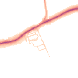 Daytime road noise heatmap for CB8 9YD