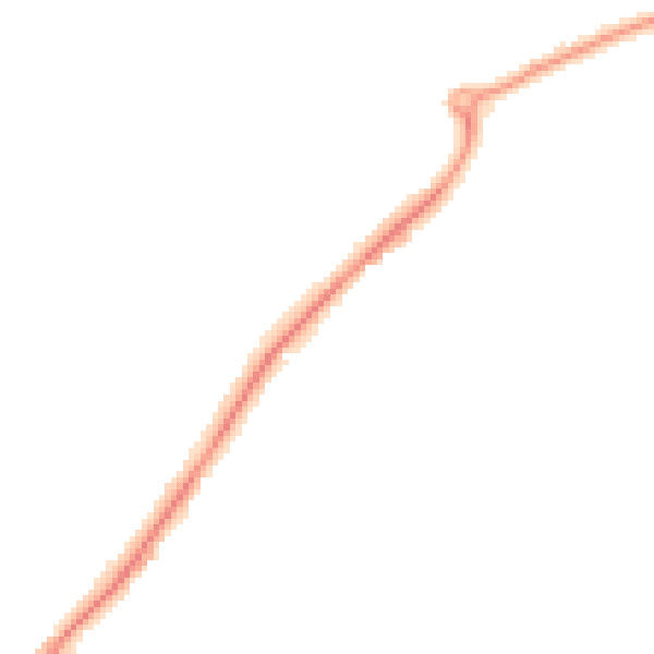 Night-time road noise heatmap for CB9 0AB