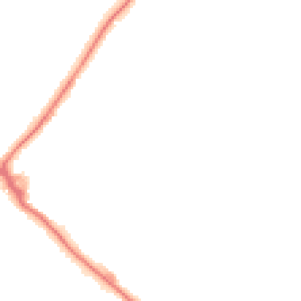 Night-time road noise heatmap for CB9 0AN