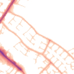 Daytime road noise heatmap for CB9 0AT