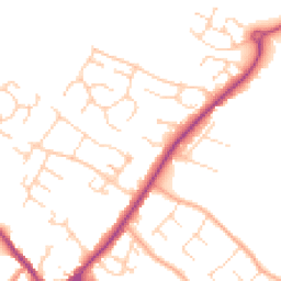 Daytime road noise heatmap for CB9 0BD