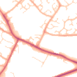Daytime road noise heatmap for CB9 0BT