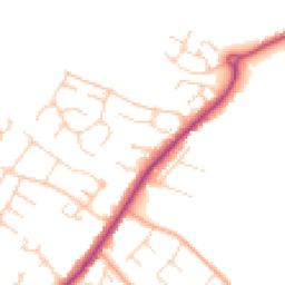 Daytime road noise heatmap for CB9 0DF