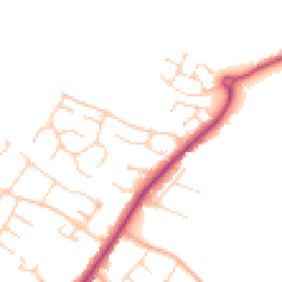 Daytime road noise heatmap for CB9 0DZ
