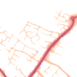 Daytime road noise heatmap for CB9 0EB