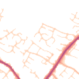Daytime road noise heatmap for CB9 0EF