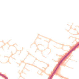 Daytime road noise heatmap for CB9 0EH