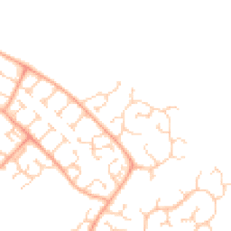 Daytime road noise heatmap for CB9 0LJ