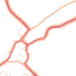 Daytime road noise heatmap for CB9 7BN