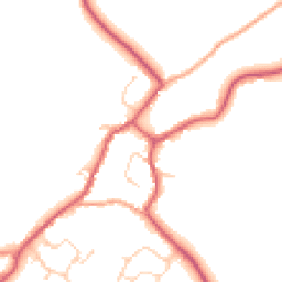 Daytime road noise heatmap for CB9 7BZ