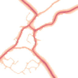 Daytime road noise heatmap for CB9 7DH
